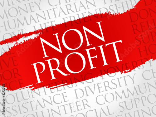 Non Profit word cloud concept