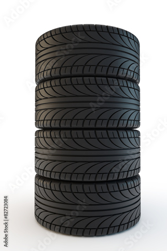 pile of tires