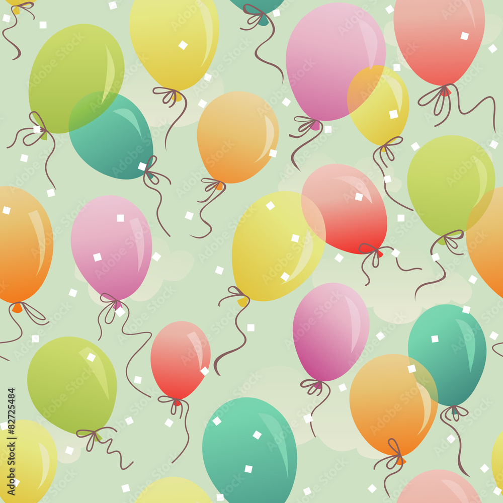 seamless colorful balloons floating seamless colorful balloons floating