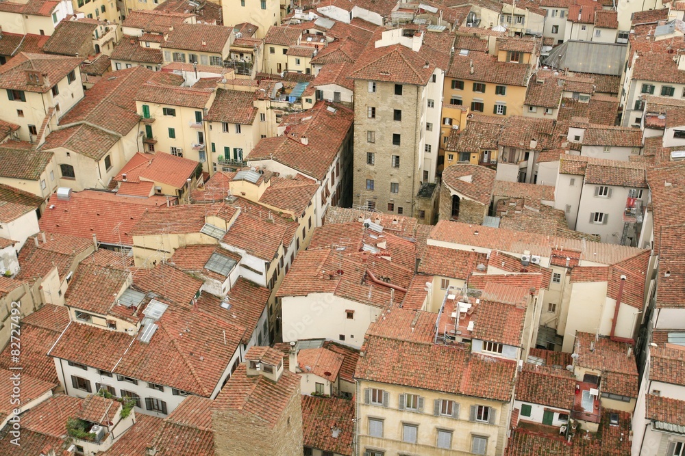 Roofs of the Florence town