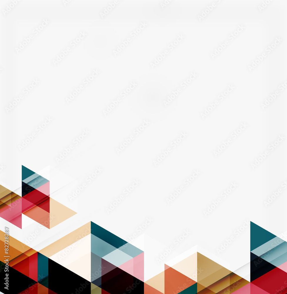 Abstract geometric background. Modern overlapping triangles Abstract geometric background. Modern overlapping triangles