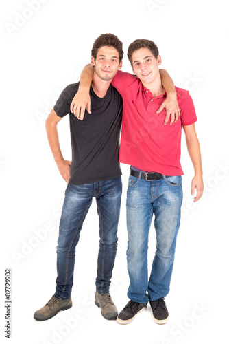 Teenage brothers