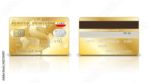 Gold dollar credit card