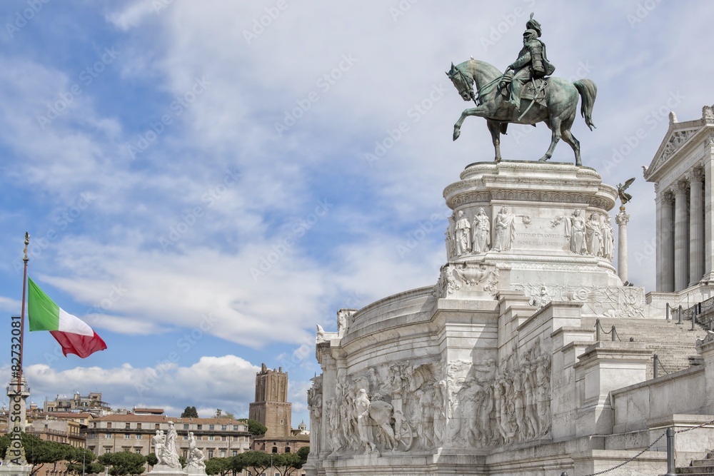 Vittoriano in Rome Victor Emmanuel II Statue - 2