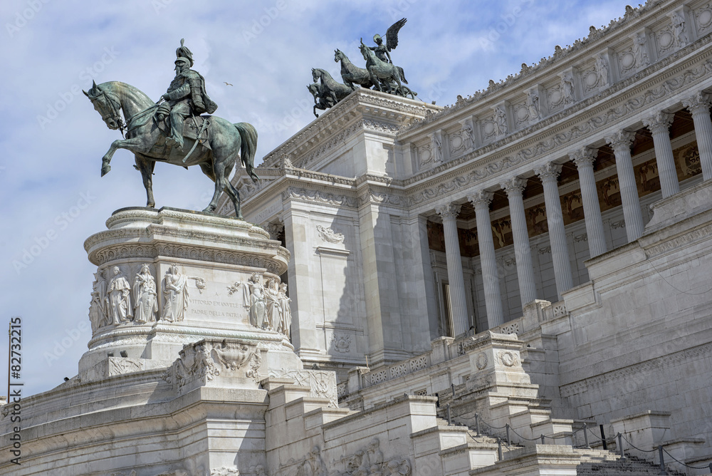 Vittoriano in Rome Victor Emmanuel II Statue - 3