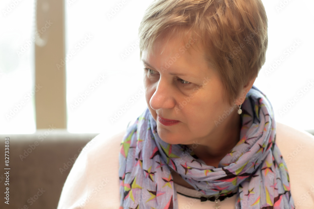 Portrait of a senior woman Portrait of a senior woman