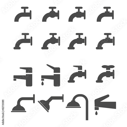 Obraz na płótnie faucet icon w salonie