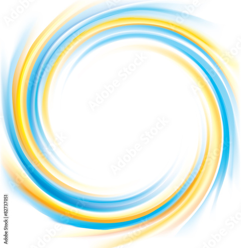 Vector background. Mix of national Ukrainian colors: yellow and