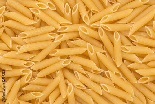 Background of penne pasta