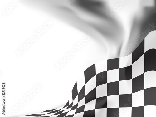 race flag  background vector illustration
