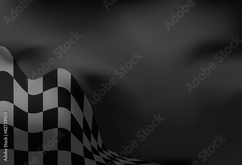race flag  background vector illustration