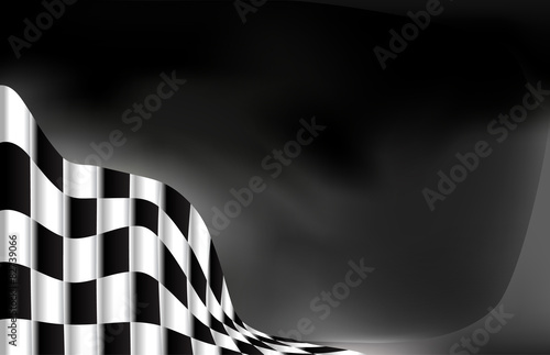 race flag  background vector illustration