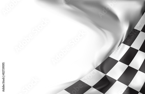race flag  background vector illustration