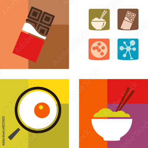 Food icons full set