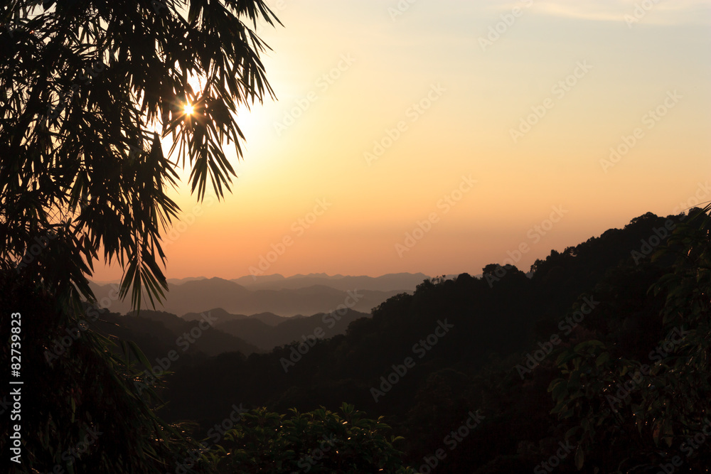 in the morning at Kaeng Krachan national park,Thailand in the morning at Kaeng Krachan national park,Thailand