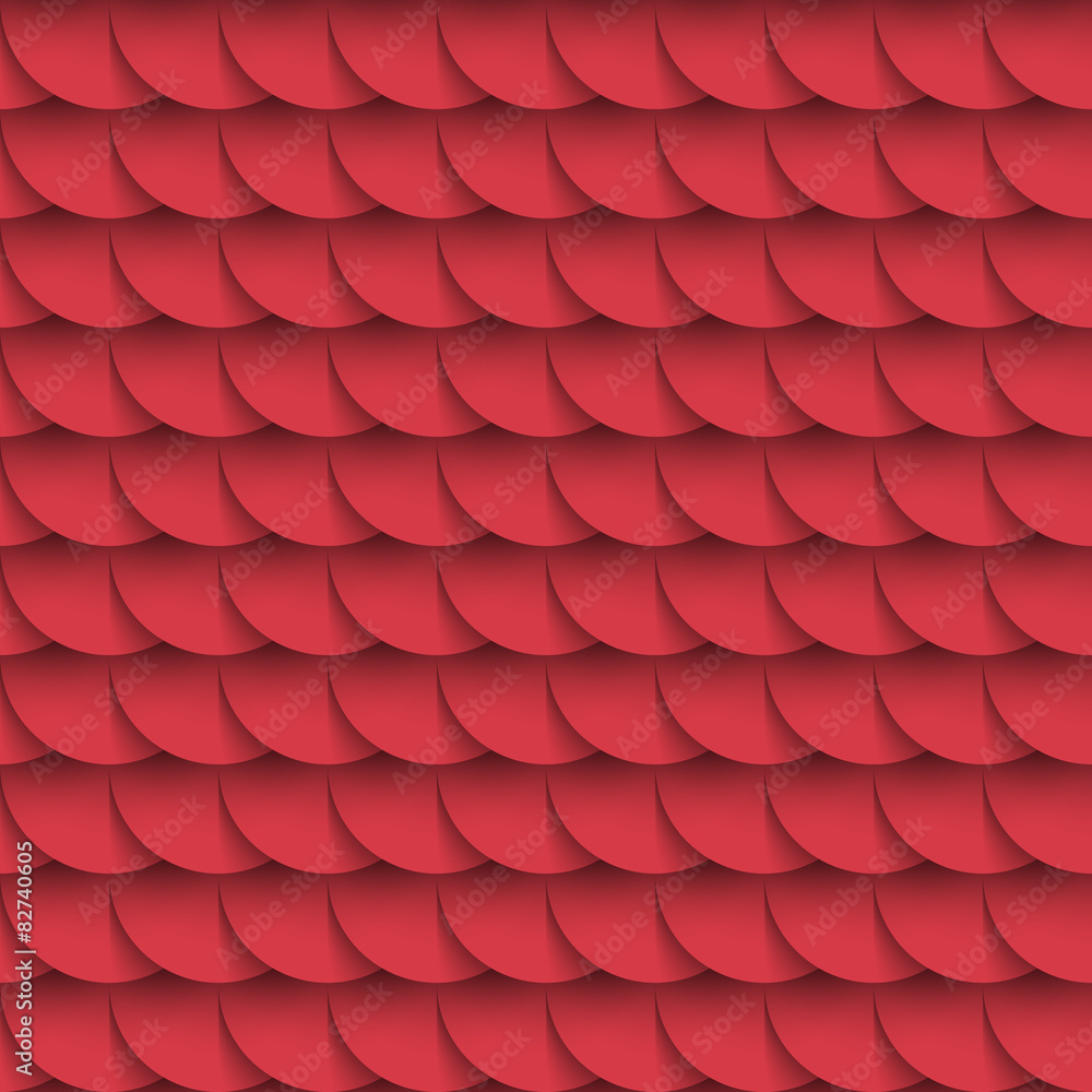 Seamless red background, circle and shadow, geometric shape Seamless red background, circle and shadow, geometric shape