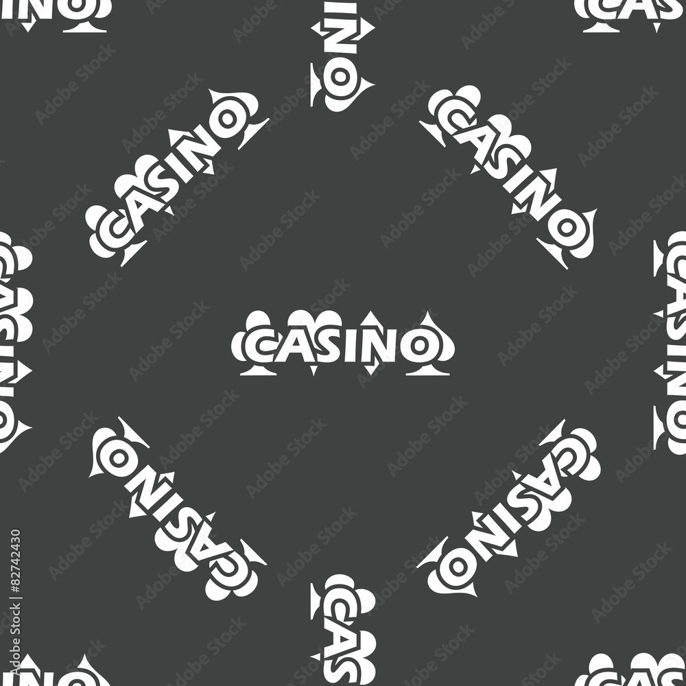 Casino emblem pattern