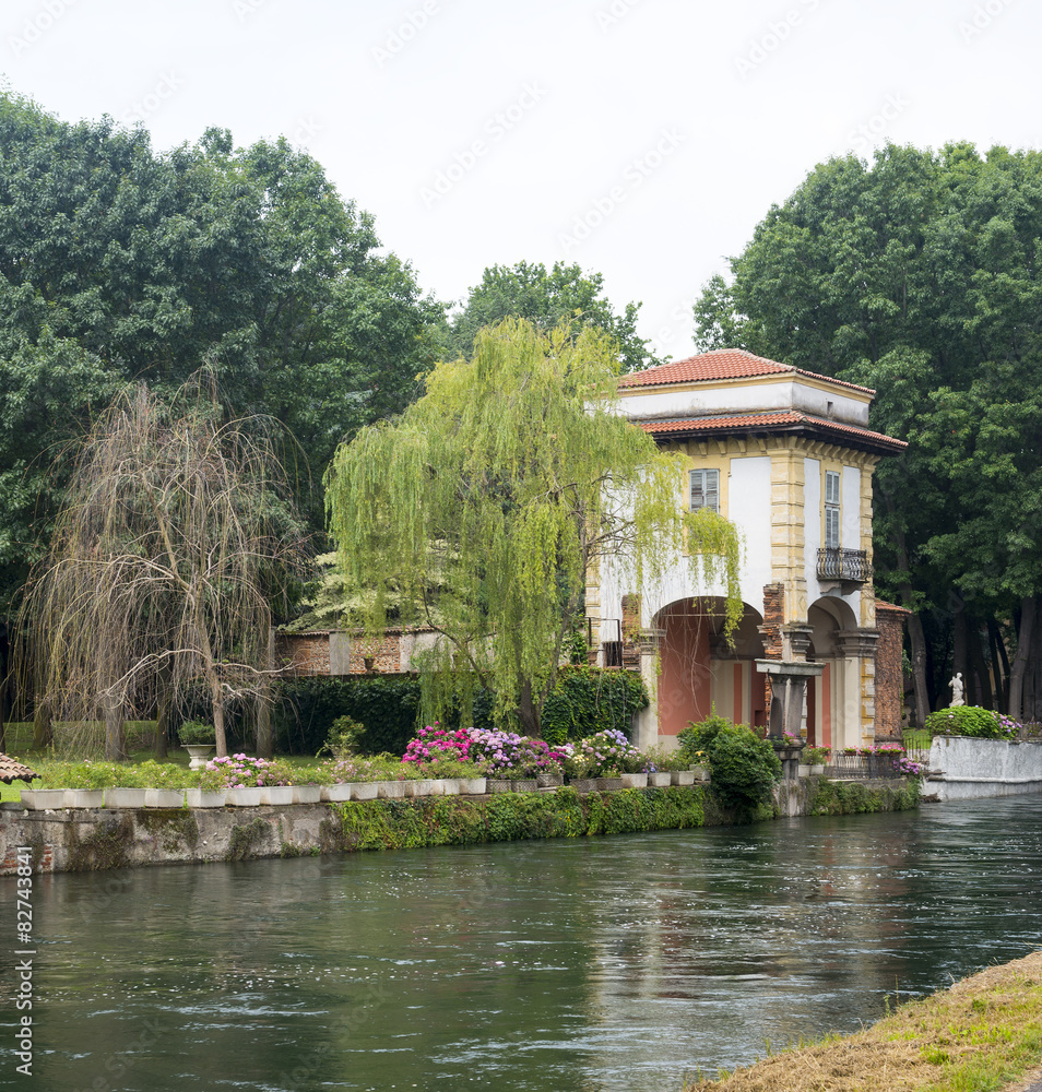 Fototapeta premium Robecco sul Naviglio, Milan