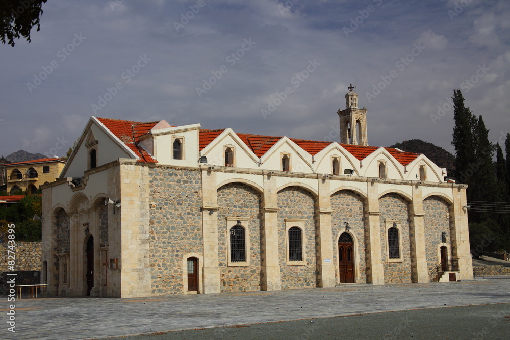 Zypern; byzantinische Kirche im Troodos Gebirge