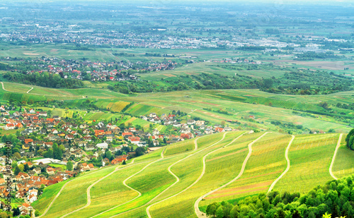 view of the black forest and typical village. Germany. Europe.