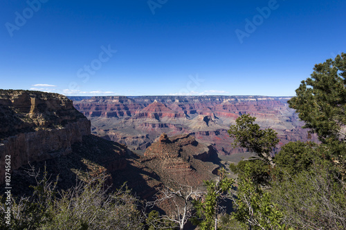 Canvas Print Colorado grand canyon, from south rim, Arizona