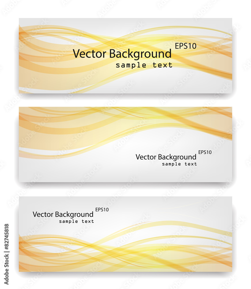 Naklejka premium Smooth Waves