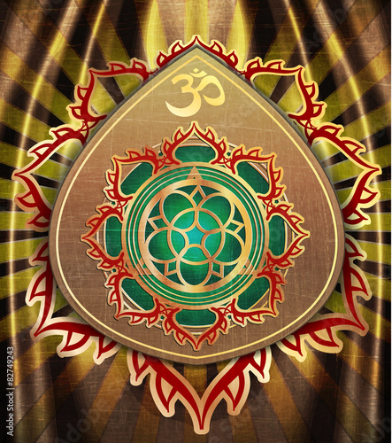  OM symbol,amulet from Nepal