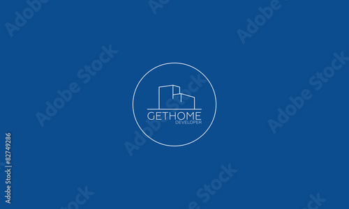 Real Estate logo design Gethome developer