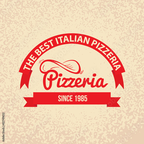 Italian cuisine Retro Vintage Label
