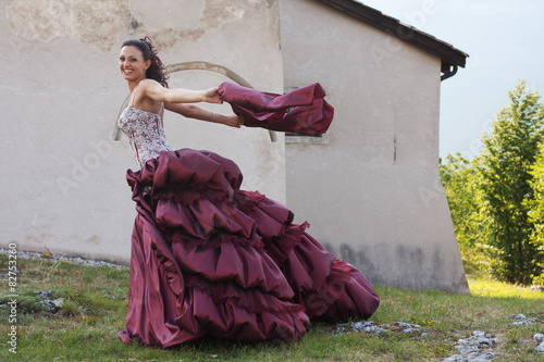 Bride in Red