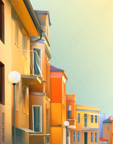 Urban landscape, provincial town