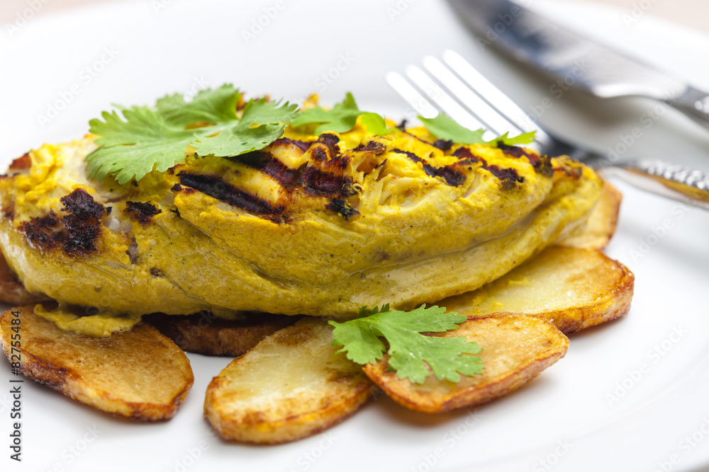 chicken meat in yoghurt marinade chicken meat in yoghurt marinade