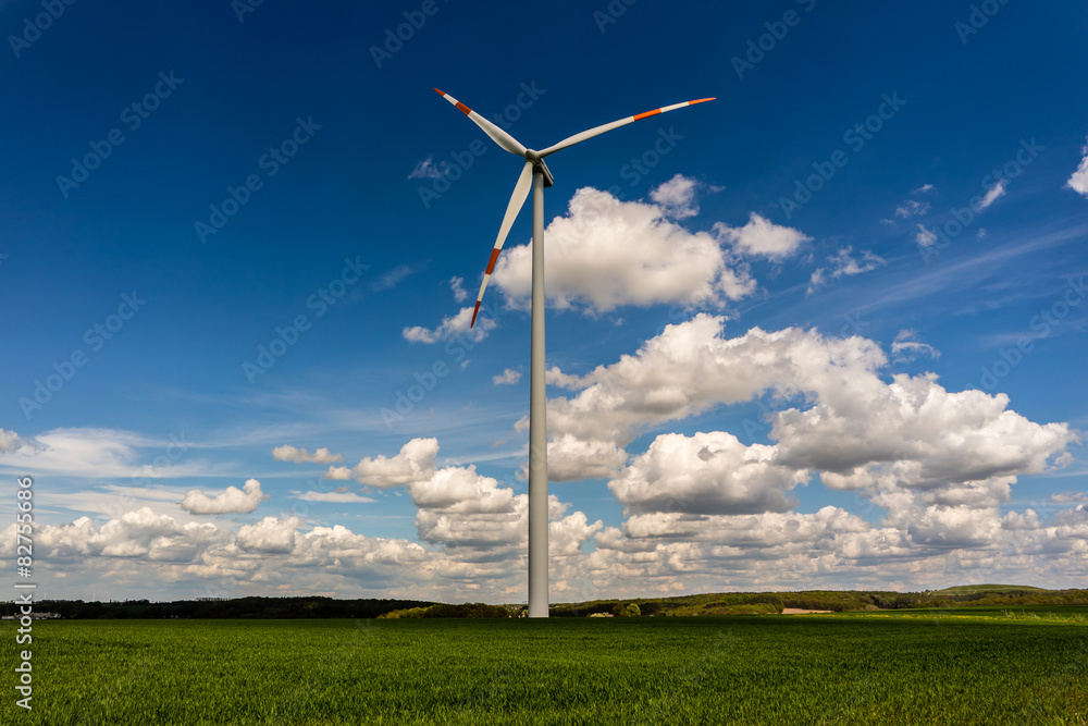Fototapeta premium Energiewende Windrad