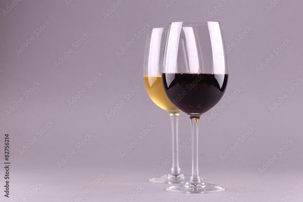 Red and white wine Red and white wine