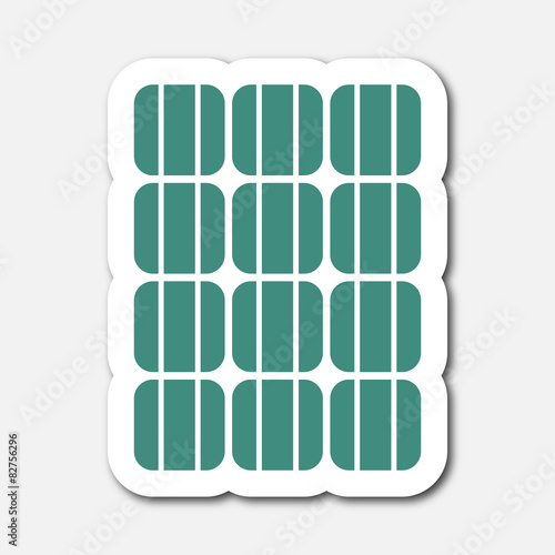 Logo panneaux solaires.