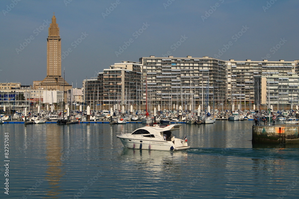 Fototapeta premium Port du Havre, France
