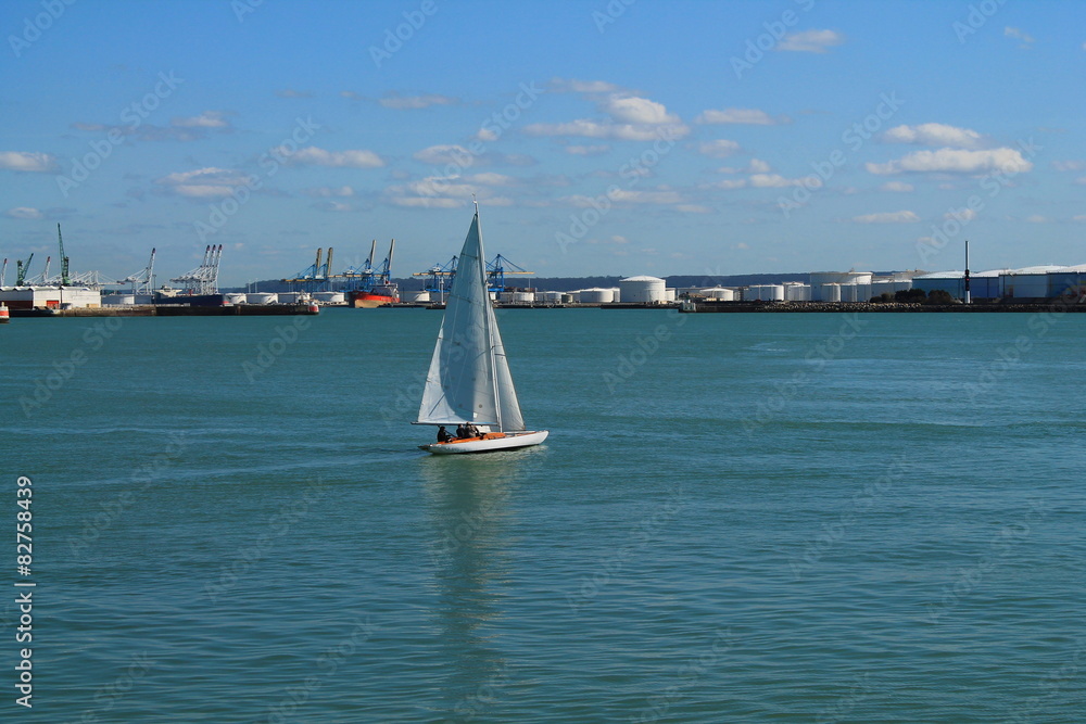Fototapeta premium Port du Havre, France