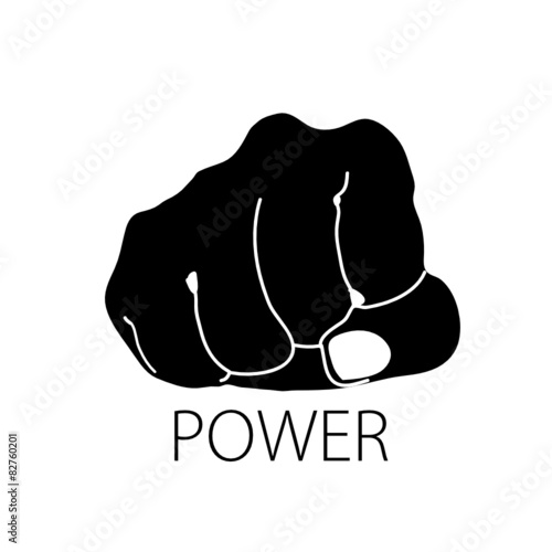 power icon vector silhouette
