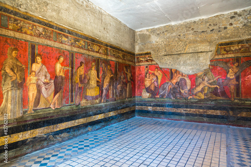 Murais de parede Pompeii city