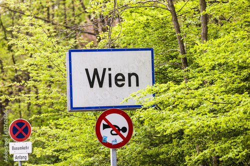 Photography city limit of vienna