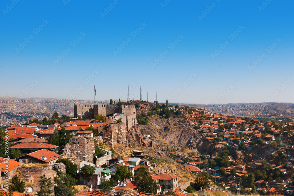 Old fort in Ankara Turkey