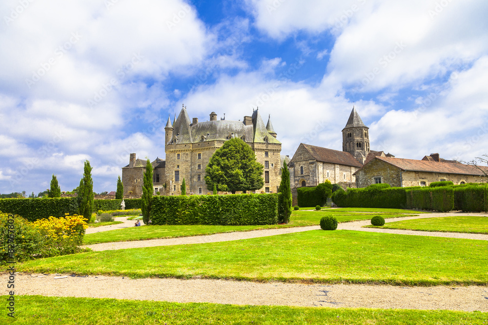 romantic medieval castles of France  - jumilhac-le-grand