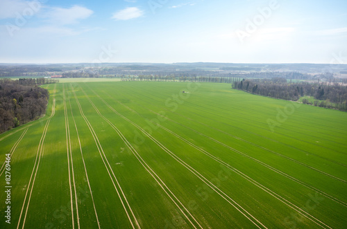 Aerial view of the field © Stockr