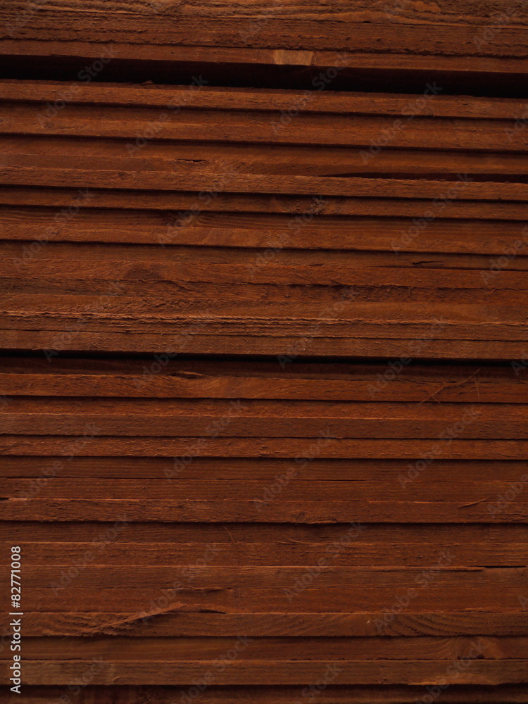 Obraz premium 茶色い木の板