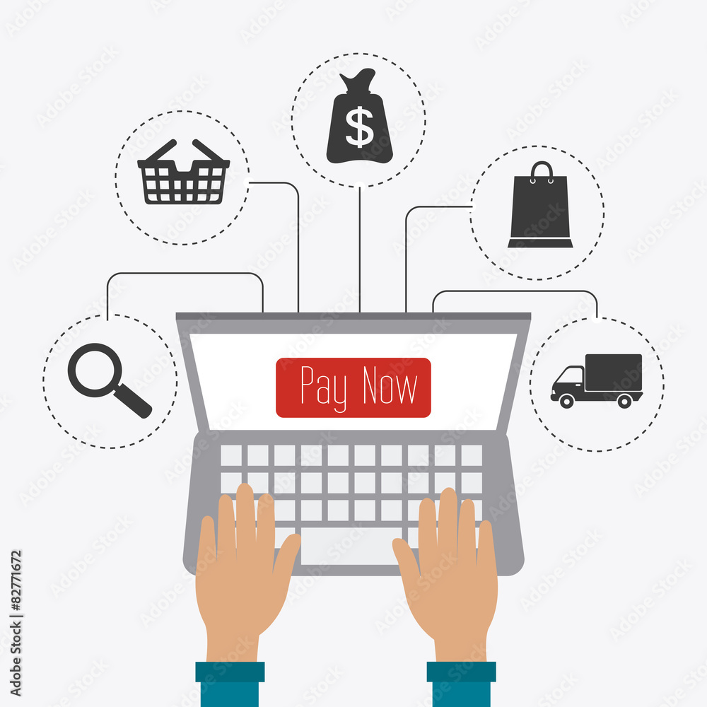 Online Payments Design Stock Vector Adobe Stock
