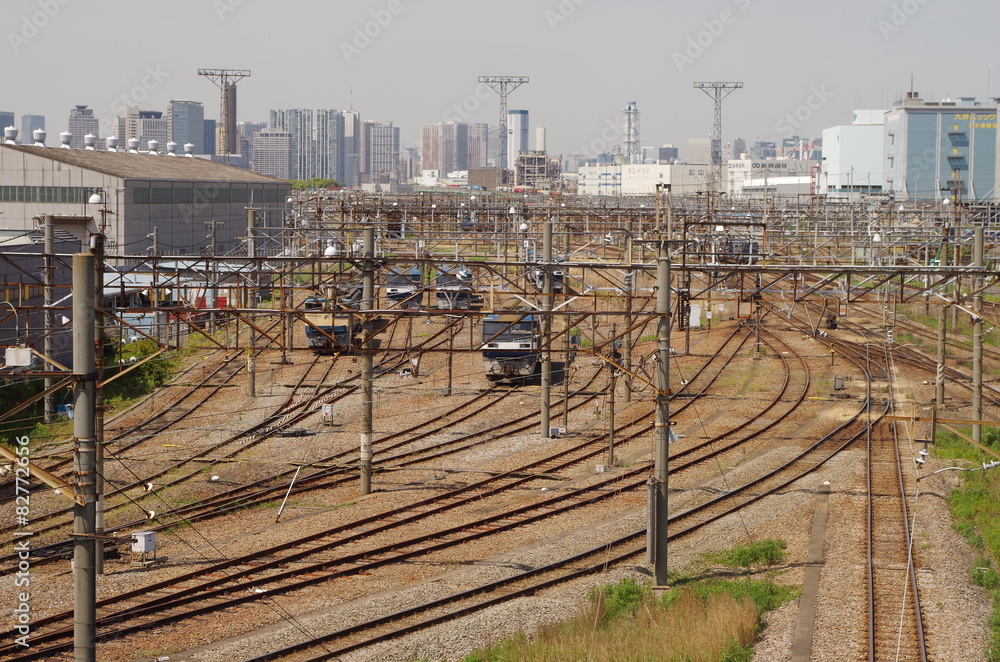 Fototapeta premium 貨物線のターミナル