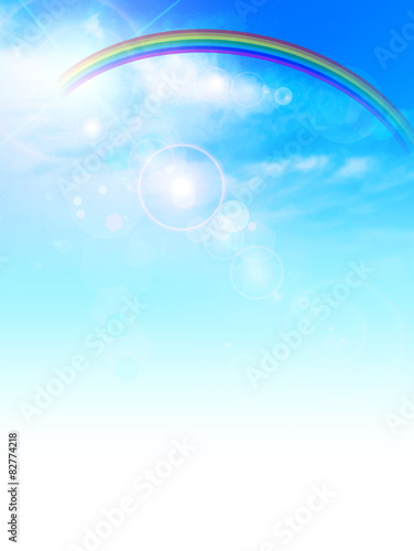 空　虹　背景