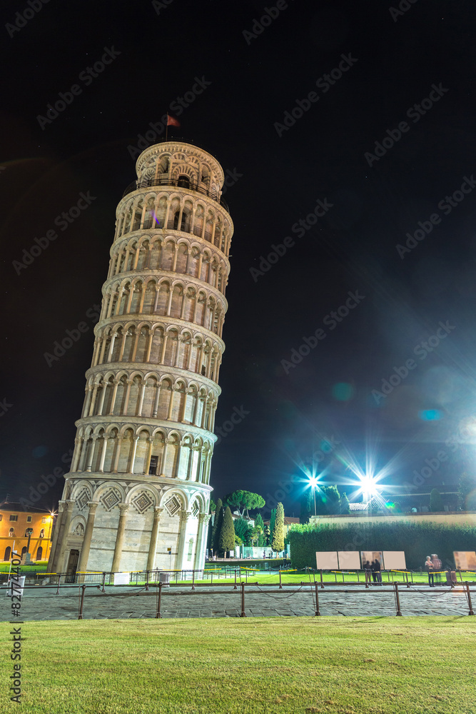 Leaning tower in Pisa