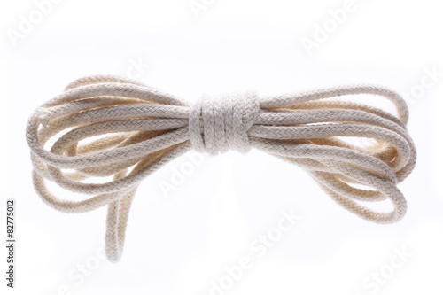 Photography rope Isolated on white background