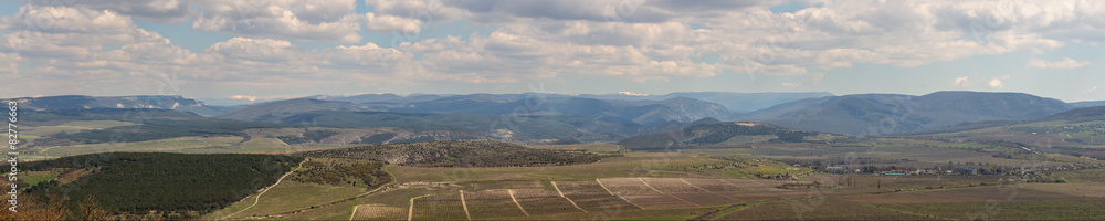 mountains in vicinities of Sevastopol
